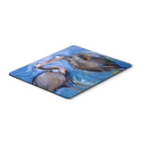 Caroline'S Treasures Blue Heron Love Mouse Pad/Hot Pad/Trivet (Jmk1011Mp)