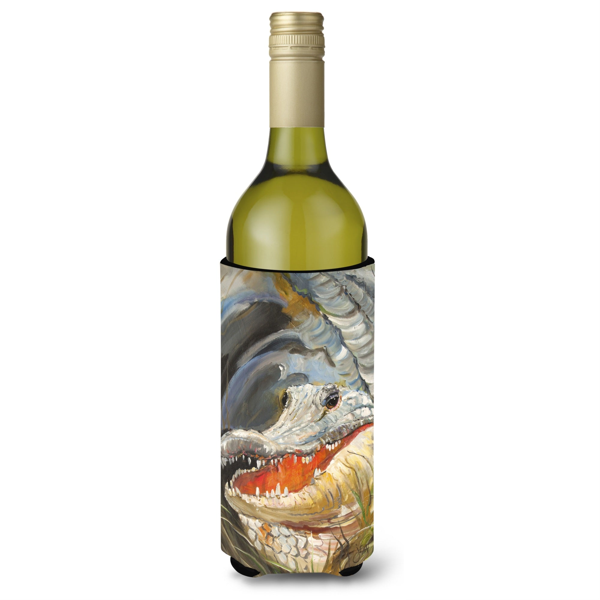 Alligator Wine Bottle Beverage Insulator Hugger Jmk1138Literk