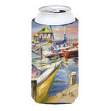 Boat Docks Sailboats Tall Boy Beverage Insulator Hugger Jmk1151Tbc