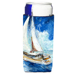 Sailboats In Blue Ultra Beverage Insulators For Slim Cans Jmk1153Muk