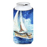 Sailboats In Blue Tall Boy Beverage Insulator Hugger Jmk1153Tbc
