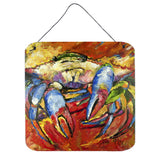 Caroline'S Treasures Red Crab Wall Or Door Hanging Prints, 6 X 6