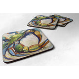 Caroline'S Treasures Jmk1254Fc #21 Crab Foam Coaster (Set Of 4), 3.5 H X 3.5 W, Multicolor