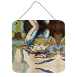 Caroline'S Treasures Three Big Claw Crab Wall Or Door Hanging Prints, 6 X 6