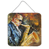 Caroline'S Treasures Jazz Sazophone Wall Or Door Hanging Prints, 6 X 6