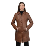 Jammie Women's Lambskin Leather Coat