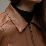 Fleur Women's Lambskin Leather Jacket