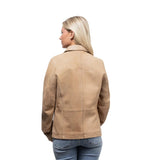Yolanda Women's Center-Zip Leather Jacket