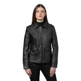 Darlene Women's Black Genuine Leather Jacket