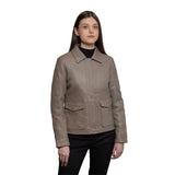 Darlene Women's Black Genuine Leather Jacket