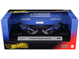Atlassian Williams Racing Formula One F1 World Championship (2025) 2 Piece Set Diecast Model Cars by Hot Wheels