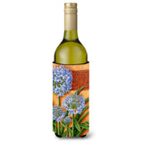 Caroline'S Treasures Agapanthus By Judith Yates Wine Bottle Koozie Hugger, 750Ml, Multicolor