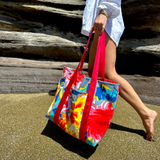 Jams World Lined Tote Bag - Sunny Meadow