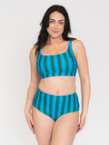 Juniper Stripe High-Waist Bottom