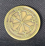 First Pentacle of Jupiter Coin - 72 Names of God