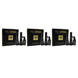 Volume Series Travel Kit by Helis Gold for Unisex 3 Pc 3.3oz Weightless Conditioner, 3.3oz Volumize Shampoo, 1.7oz Antidote Sc