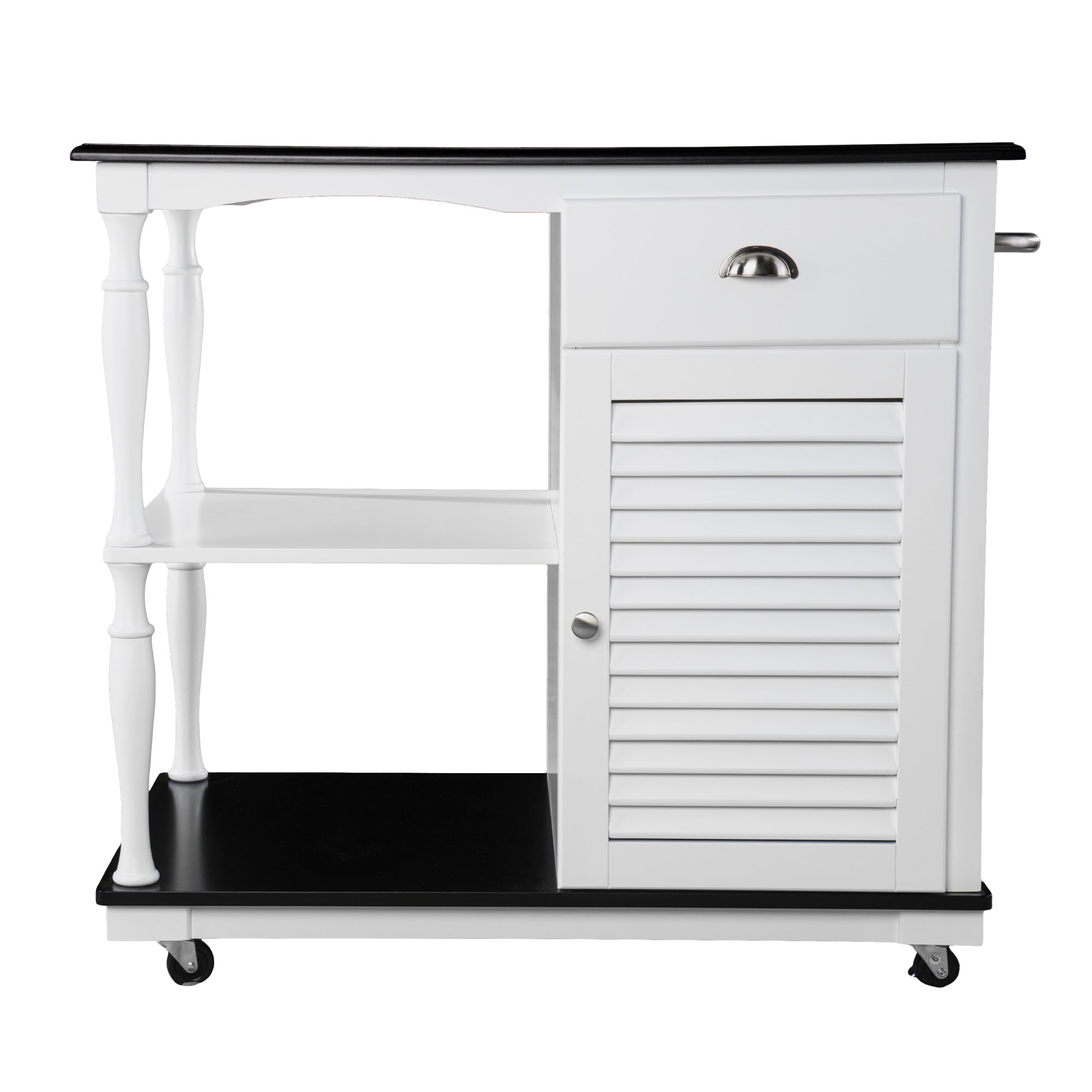 Muxlow Rolling Kitchen Island W/ Storage