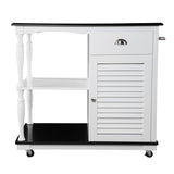 Muxlow Rolling Kitchen Island W/ Storage