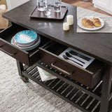 Havelock Farmhouse Rolling Kitchen Island