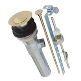 Kingston Brass KB1002 Brass PopUp Drain with Overflow Hole, 22 Gauge, Polished Brass