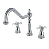 Kingston Brass Kb1791Bexls Widespread Kitchen Faucet, Polished Chrome