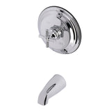 Kingston Brass Kb2631Exto Tub Only, Polished Chrome