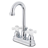 Kingston Brass Kb3611Px 4 In. Centerset Bathroom Faucet, Polished Chrome
