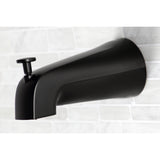 Kingston Brass Kb3630Al Restoration Tub And Shower Faucet, Matte Black