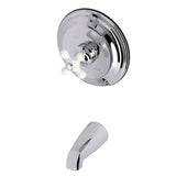 Kingston Brass Kb3631Pxto Tub Only, Polished Chrome