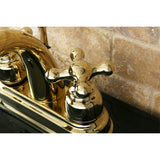 Kingston Brass Kb5612Ax 4 In. Centerset Bathroom Faucet, Polished Brass