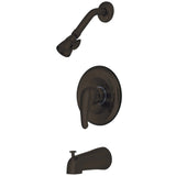 Kingston Brass Kb655 Tub And Shower Faucet, Oil Rubbed Bronze