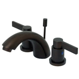 Kingston Brass Kb8955Ndl Mini-Widespread Bathroom Faucet, Oil Rubbed Bronze