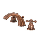 Kingston Brass Kb966Ax Victorian Widespread Bathroom Faucet, Antique Copper