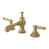 Kingston Brass Kc7062Tl 8 In. Widespread Bathroom Faucet, Polished Brass