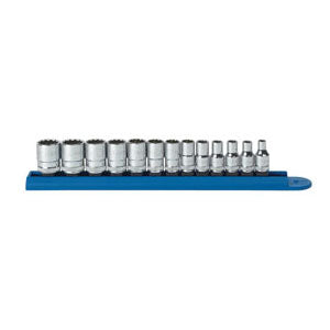 13Pc 1/4''Dr 12Pt Std Mtr Sck S