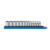 13Pc 1/4''Dr 12Pt Std Mtr Sck S