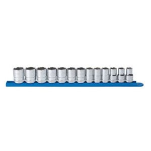 13Pc 1/2''Dr 6Pt Std Mtr Sck Se