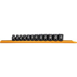 12Pc 3/8 Drv 6Pt Met. 8-19Mm
