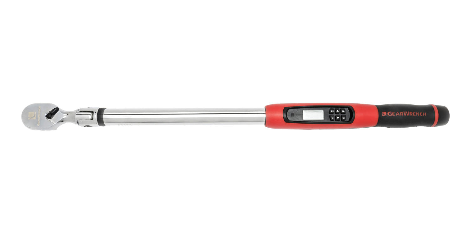 1/2'' Drive Electronic Torque Wrench With Angle, 25 250 Ft. Lbs.