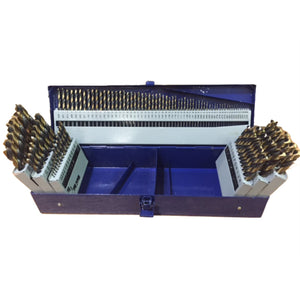 #1-60, A-Z & 1/16-1/2X64Ths 115 Piece Kfd Black & Gold Hss Split Point Jobber Drill Bit Set, Kfd115J-Set