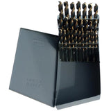 AZ 26 Piece Black & Gold Jobber Length Drill Bit Set, KFD26JSET