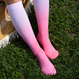Knee-High Compression Socks - Ombre
