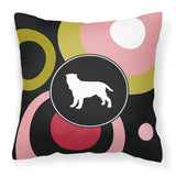 Caroline'S Treasures Kj1088Pw1414 Neapolitan Mastiff Decorative Canvas Fabric Pillow, Large, Multicolor