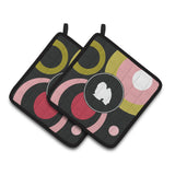 Caroline'S Treasures Japanese Chin Pair Of Pot Holders Kj1103Pthd, 7.5Hx7.5W, Multicolor