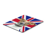 Caroline'S Treasures Jack Russell Terrier With English Union Jack British Flag Mouse Pad/Trivet (Kj1162Mp)