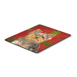 Caroline'S Treasures Red Snowflakes Holiday Christmas Yorkie/Yorkshire Terrier Mouse Pad/Trivet (Kj1184Mp)