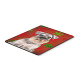 Caroline'S Treasures Red Snowflakes Holiday Christmas Schnauzer Mouse Pad/Hot Pad/Trivet (Kj1186Mp)