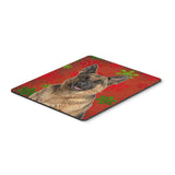 Caroline'S Treasures Red Snowflakes Holiday Christmas German Shepherd Mouse Pad/Hot Pad/Trivet (Kj1187Mp)
