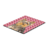 Caroline'S Treasures Hearts Love And Valentine'S Day Yorkie/Yorkshire Terrier Mouse Pad/Trivet (Kj1191Mp)