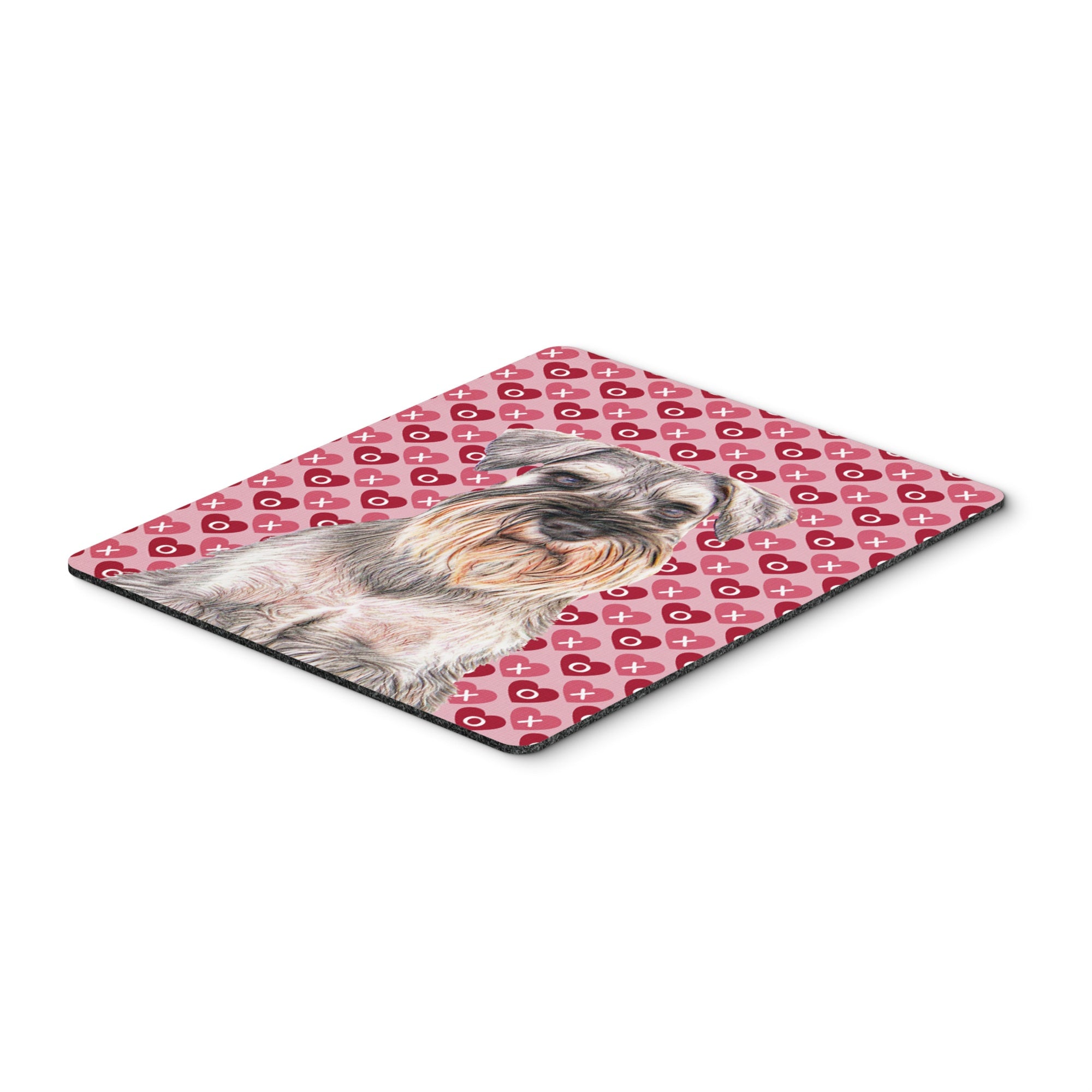 Caroline'S Treasures Hearts Love & Valentine'S Day Schnauzer Mouse Pad/Hot Pad/Trivet (Kj1193Mp)